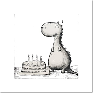 Dinosaur Birthday Posters and Art